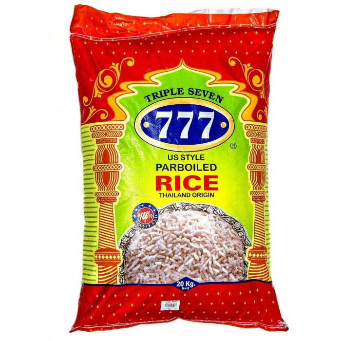 777 Us Style Thai Rice 20kg.