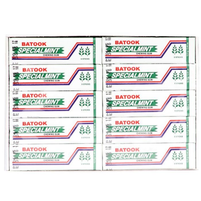 Batook Chewing Gum S/Mint 50x20x5