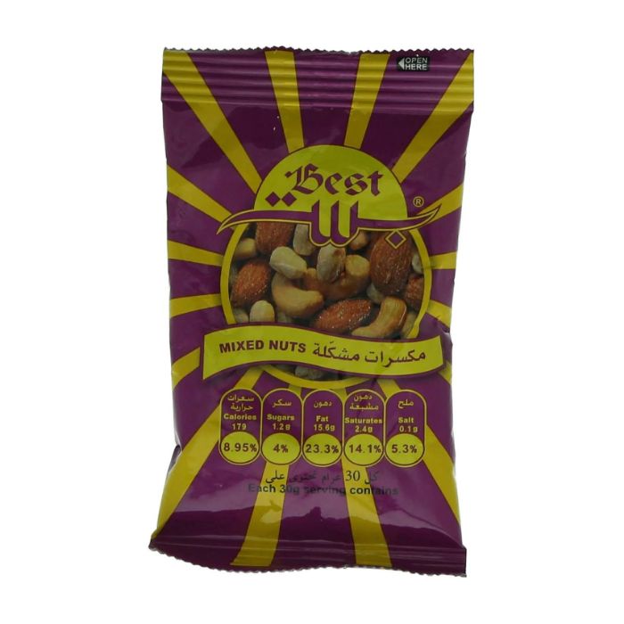 Best Mixed Nut Pouch 6x24x20gm