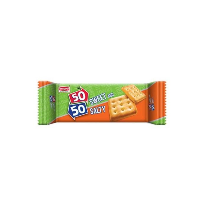 Britannia 50-50 Biscuits 24x71gm