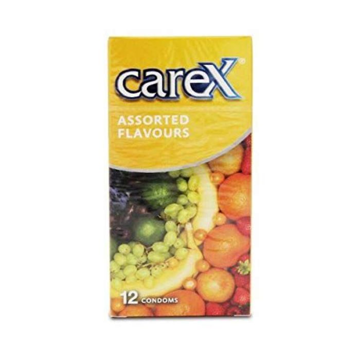 Carex Condoms Assorted Flavour 40x12x12s