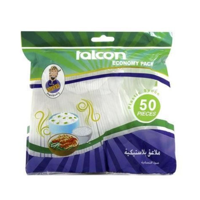 Falcon Plastic Table Spoon 40x50pcs