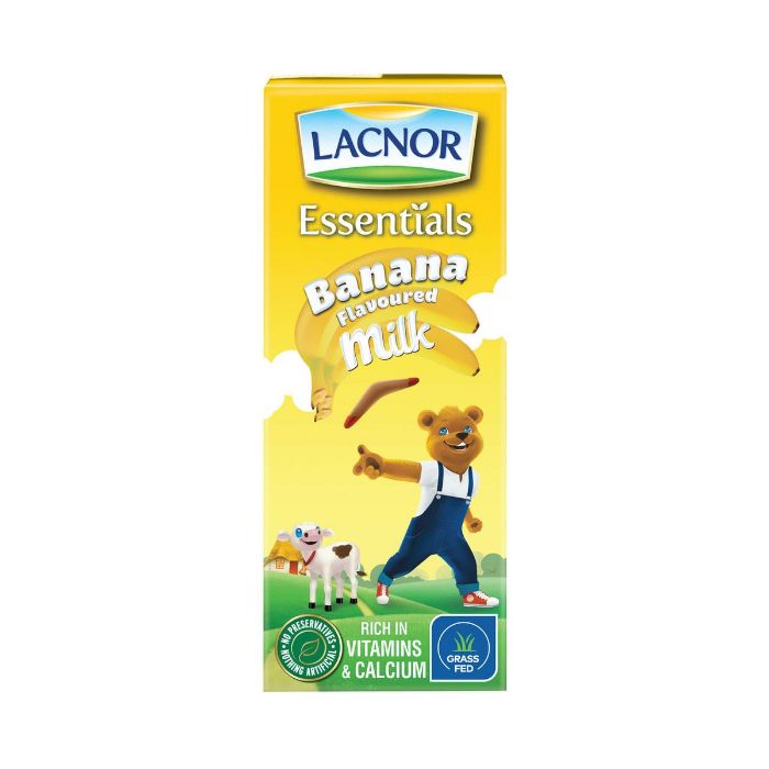 Lacnor Banana Flavored Milk 32x180ml