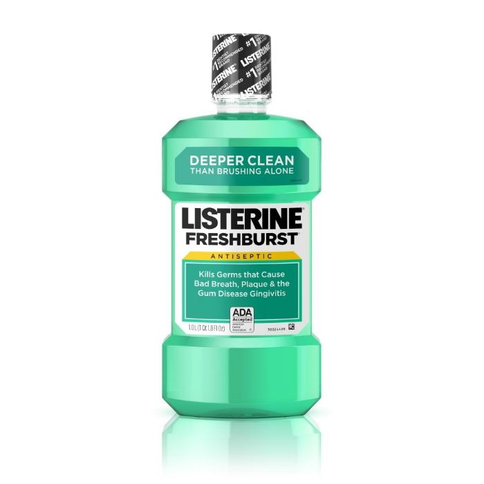 Listerine Mouthwash Fresh Burst 12x250ml