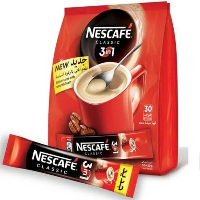 Nescafe 3 in 1 Classic Pouch 10x30x20g