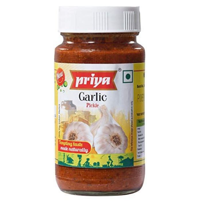 Priya Garlic Pickle In Oil 24x300gm