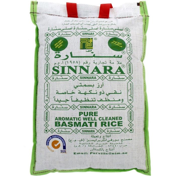 Sinnara Rice 8x5kg