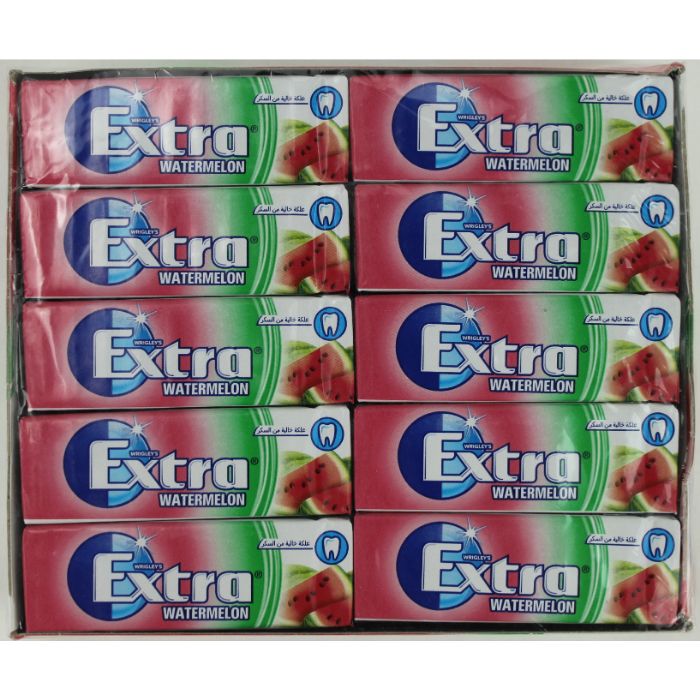 Extra Chewing Gum Water Melon 20x30x14gm