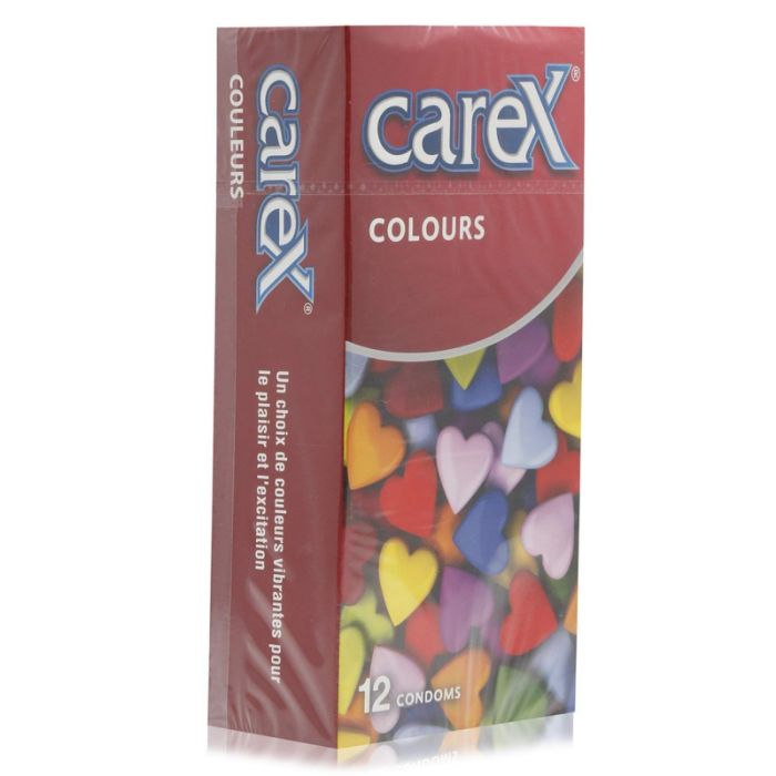 Carex Condoms Assorted Colors 40x12x12's
