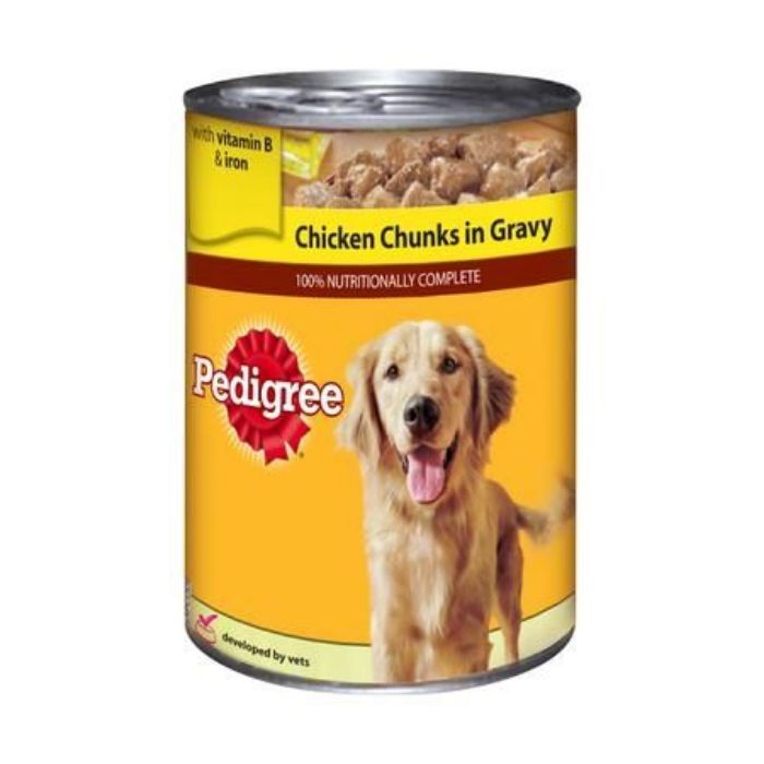 Pedigree Dog Food Chicken Chnks 24x400gm