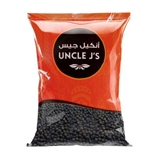 Uncle J`s Black Pepper Whole 1kg