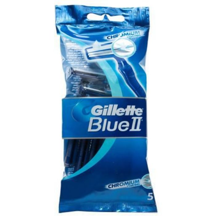 Gillette II Disp Razor Pouch 24x5pcs