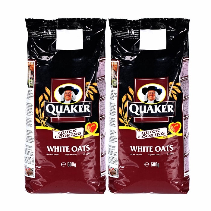 Quaker Oats Foil Bags 2x500gm V/P