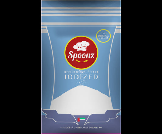Spoonz Iodized Salt Pkt 12x1kg