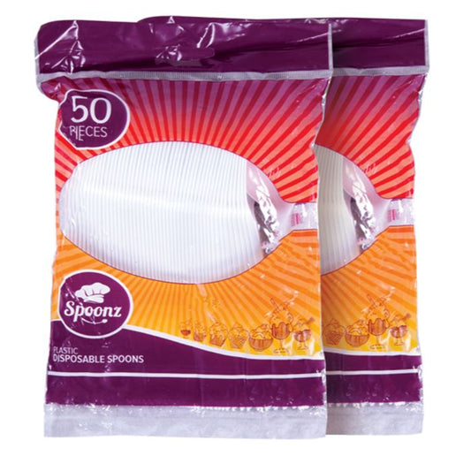 Spoonz Plastic Table Spoon (B) 40x50pcs