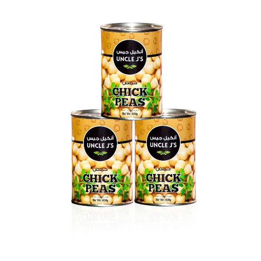 Uncle J`s Chick Peas 4x6x400gm