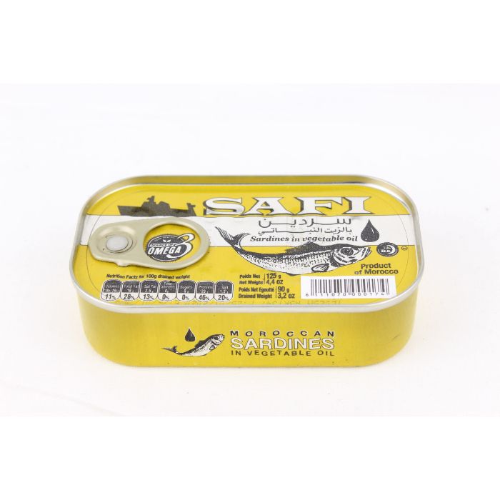 Safi Sardine In Veg Oil (Normal) 50x125g