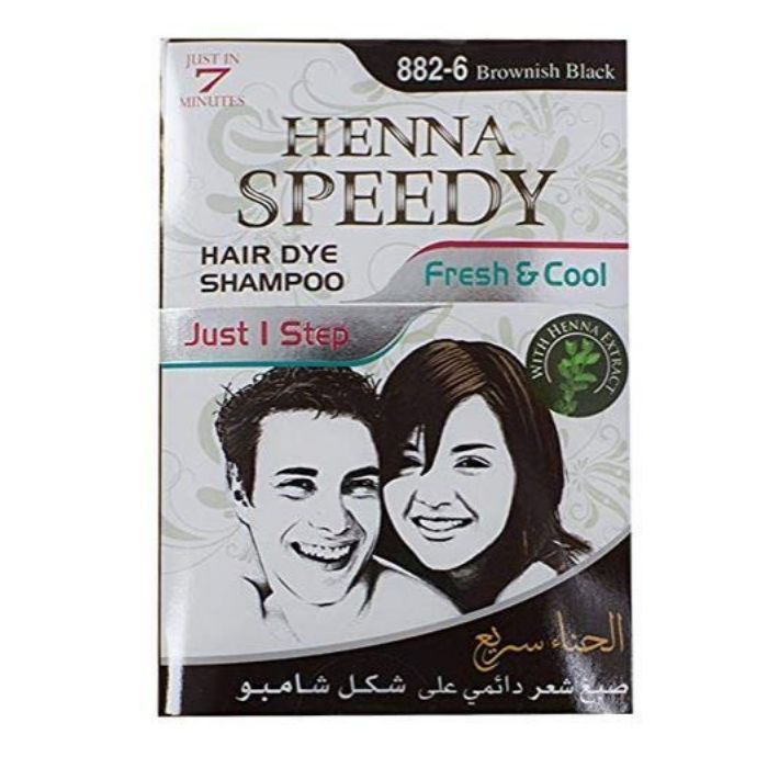 HennaSpeedy H/Color B/Blk 882-6 6x10pcs