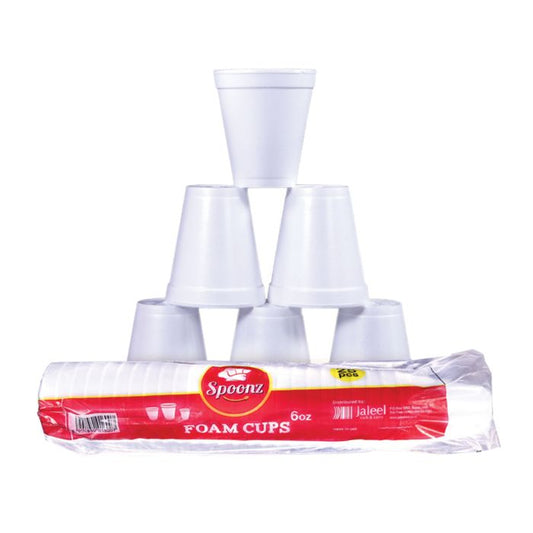 Spoonz Foam Cup 6oz. 40x25pcs