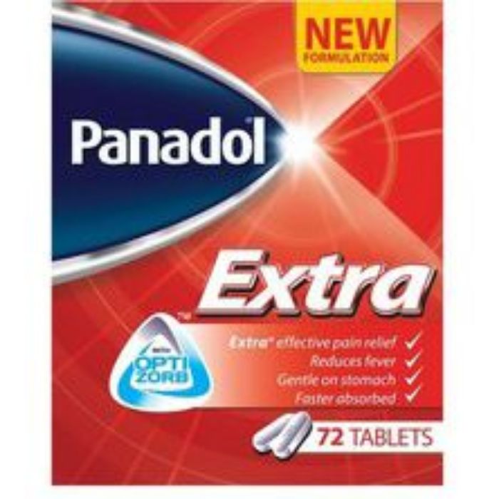 Panadol Extra Optizorb 72's 1x72pcs