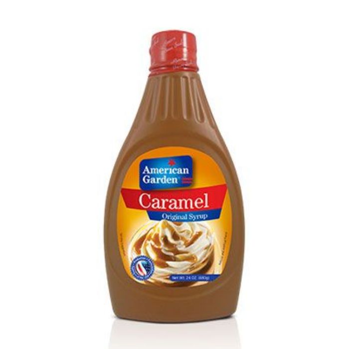 American Garden Caramel Syrup 12x24oz