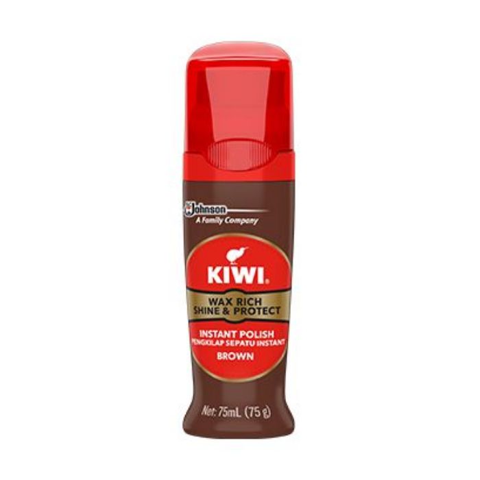 Kiwi Shoe Polish Liquid Brown 6x75ml