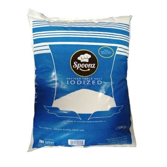 Spoonz Iodized Salt  Bag 25kg