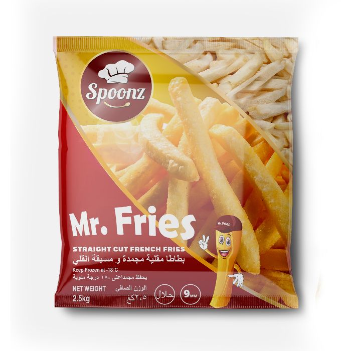 Spoonz Potato Frozen (9mm) 4x2.5 kg