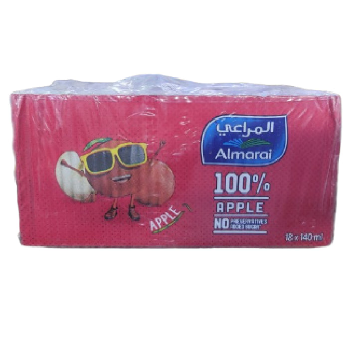 Almarai UHT Juice Apple 100% 3x6x140ml