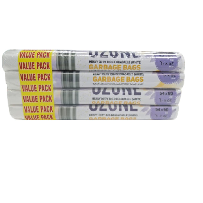 Ozone White Garbage Roll(54x60)10x4rolls