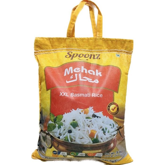 Spoonz Mehak XXL Basmati Rice 8x5kg