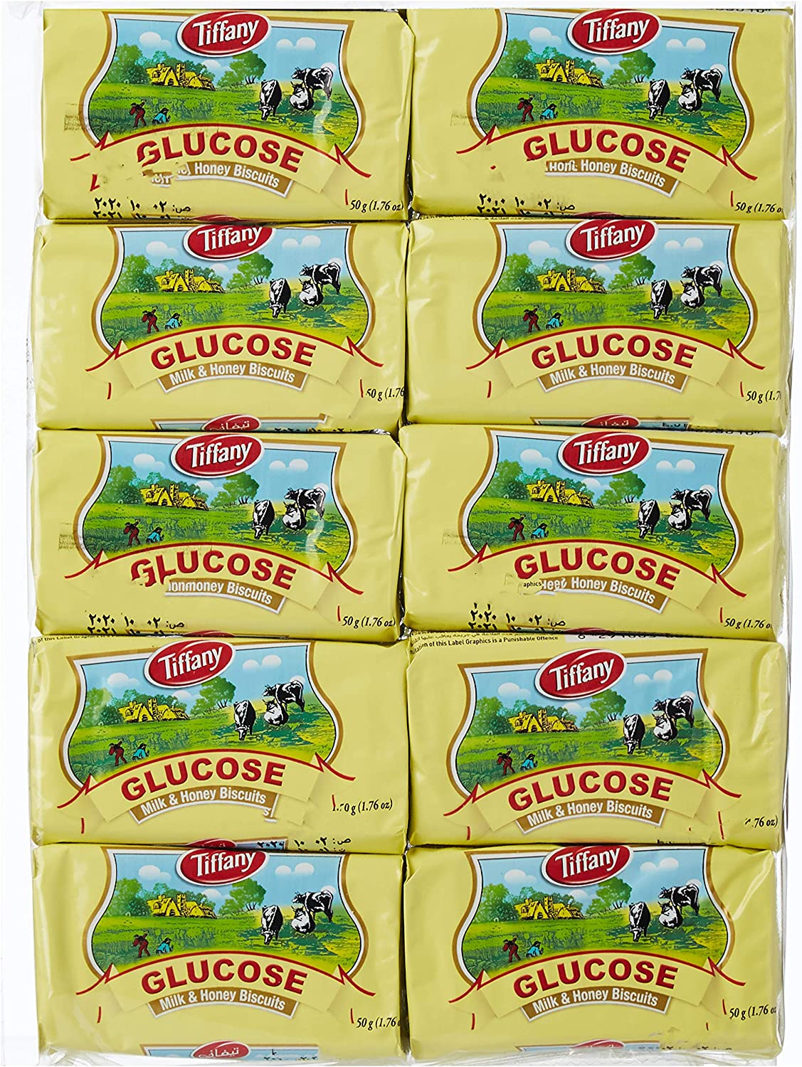 Tiffany Glucose Biscuits 4x10x40gm