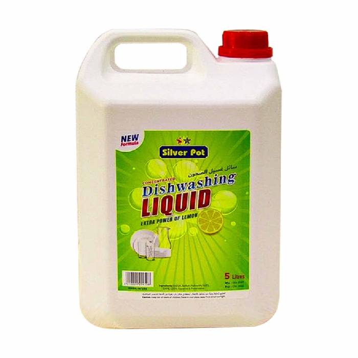 Silver Pot Dishwash Lemon 4x5ltr