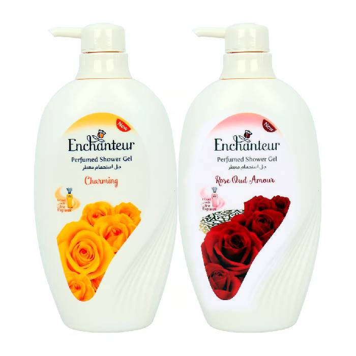 Enchanteur Shower Gel Assrtd 6x(2x550ml)