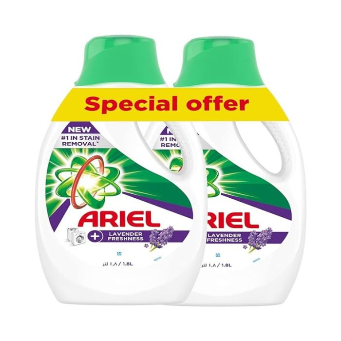 Ariel Power Gel Lavender 2x(2x1.8ltr)