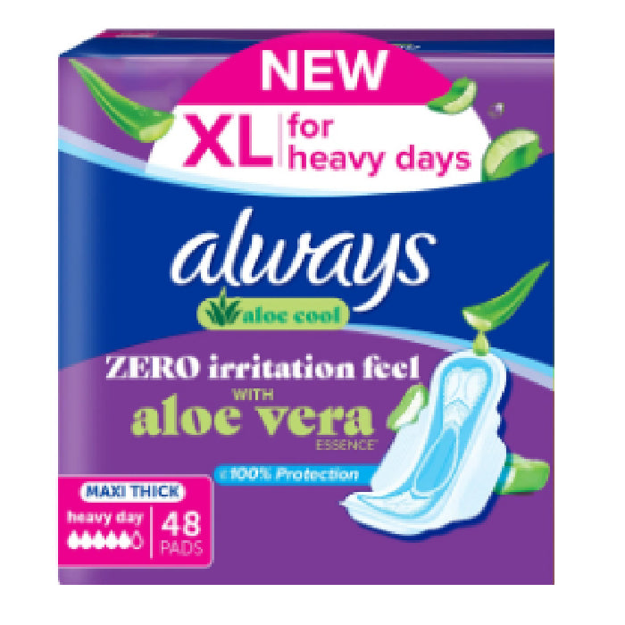 Always Maxi Thick Heavy Days XL 3x48's