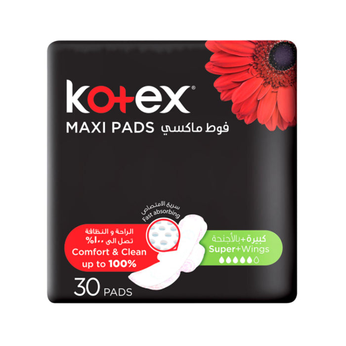 Kotex Maxi Slim Super Wings 6x30's Offer