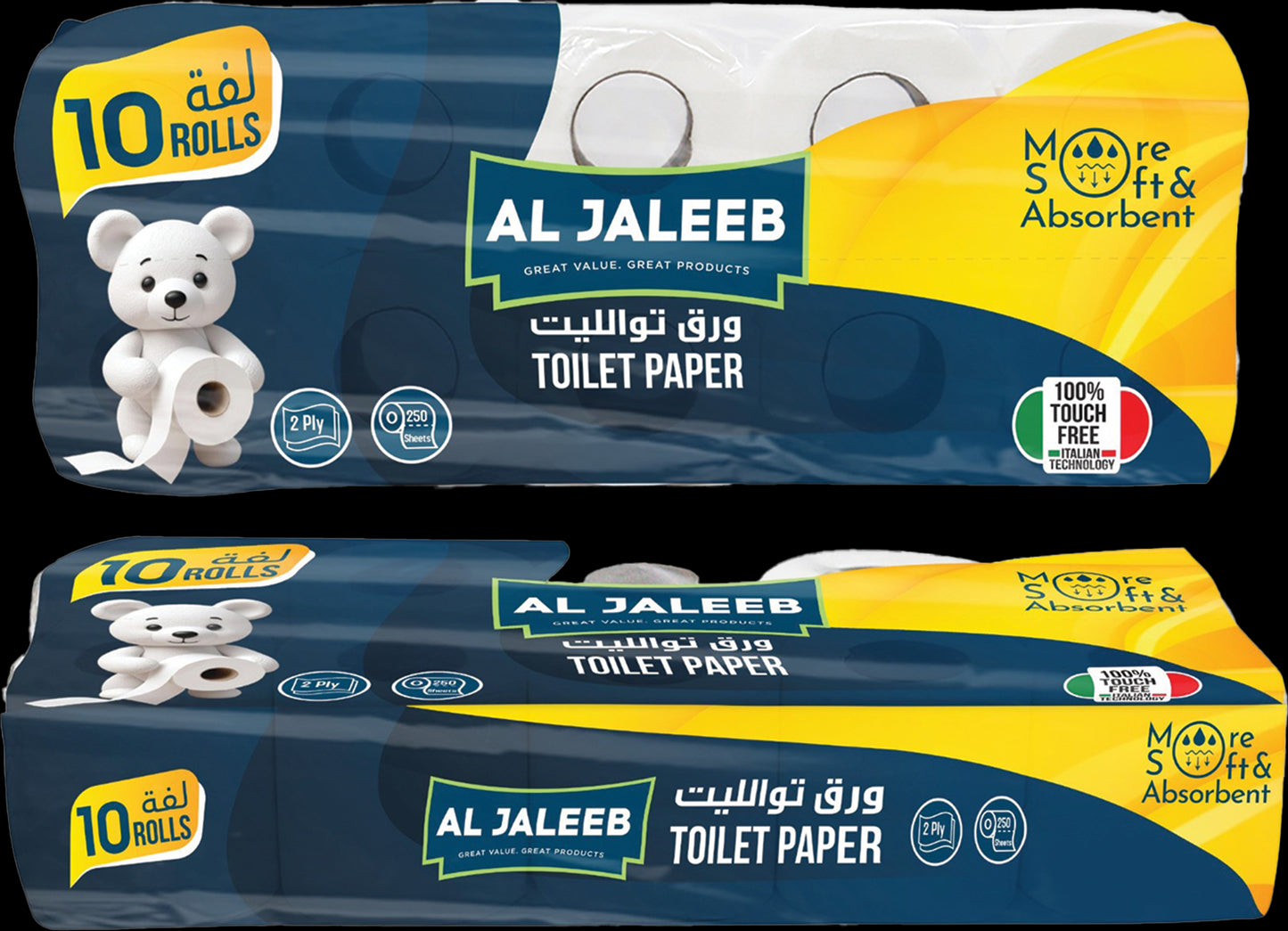 Al Jaleeb Toilet Rolls250 Sheets 8x10Pcs