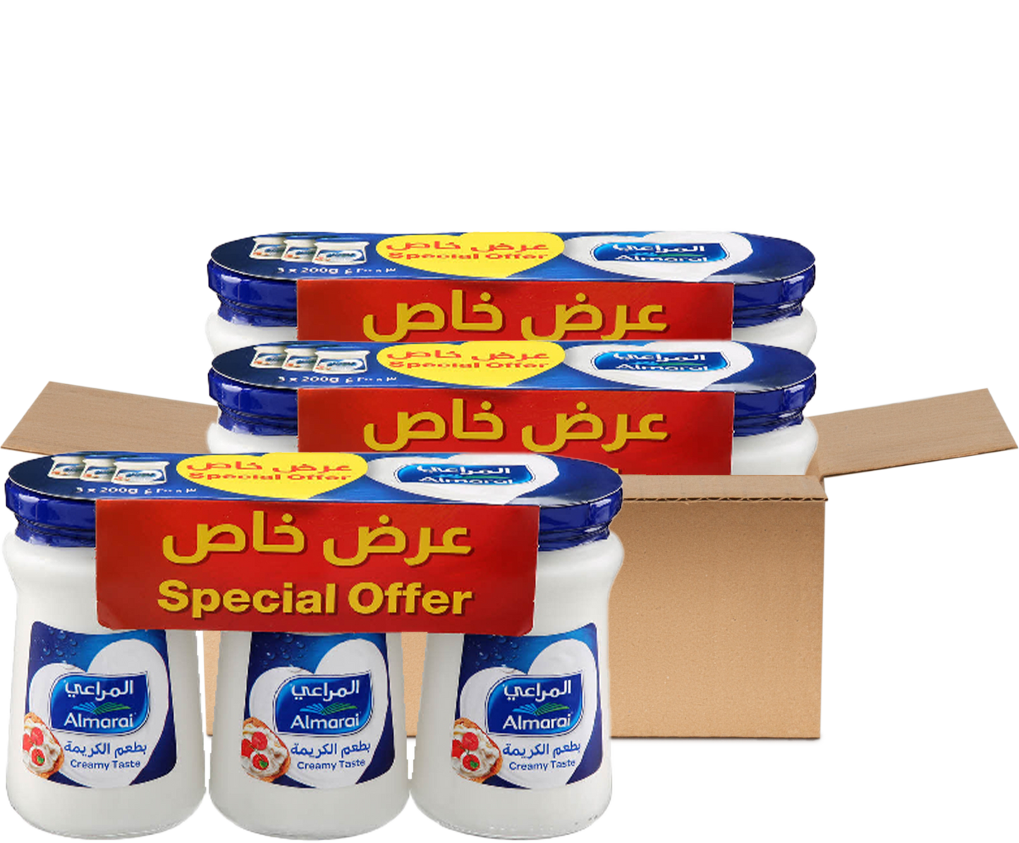 Almarai Cheese Jar 4x(3x200gm)