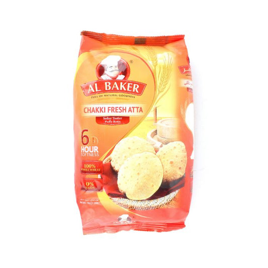 Al Baker Chakki Fresh Atta 20x1kg