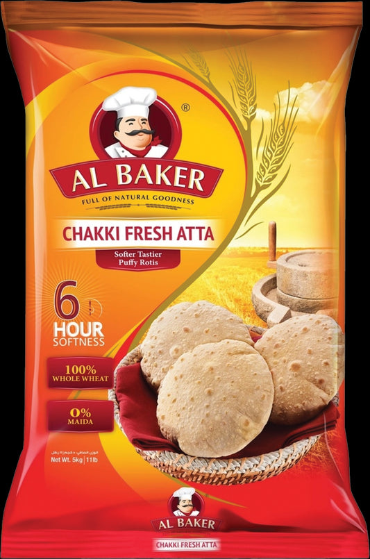 Al Baker Chakki Fresh Atta 4x5kg
