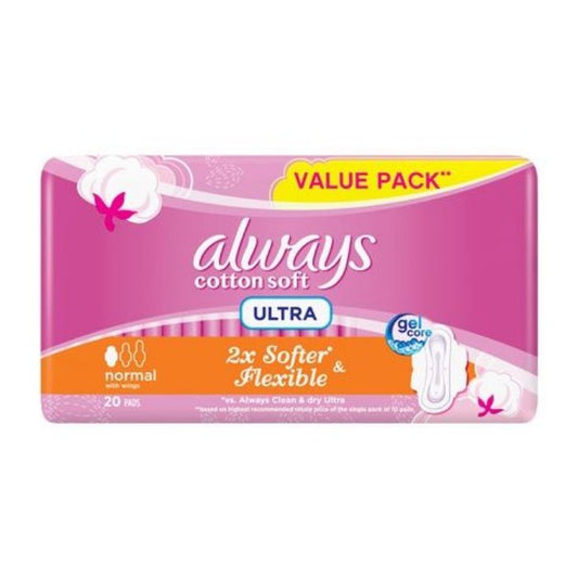 Always Cotton Soft Ultra Normal 12x20's