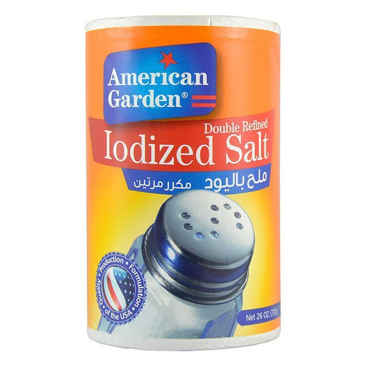 American Garden Iodized Salt 24x26oz