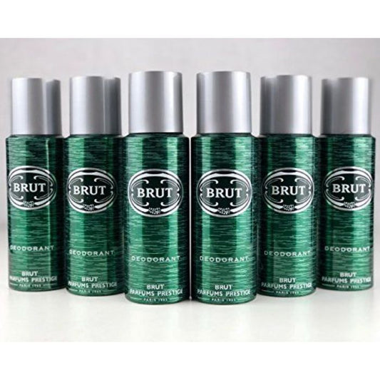 Brut Deodorant Original (Green) 6x200ml