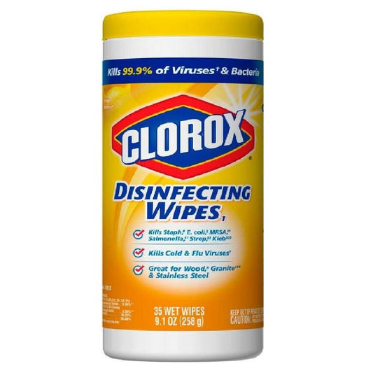 Clorox Disinfecting Wipes Lemon 12x35pcs