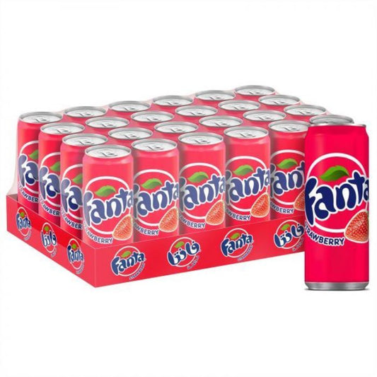 Fanta Strawberry Tin 24x330ml