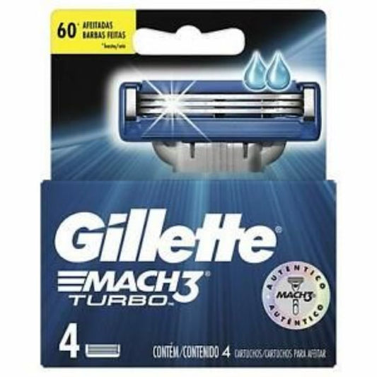 Gillette Mach 3 Turbo Blade 4`S 40x10x4s