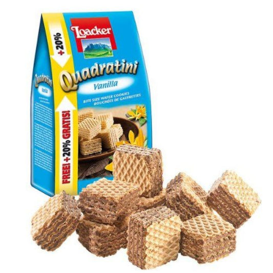 Loacker Quad Mini Vanilla 12x125gm