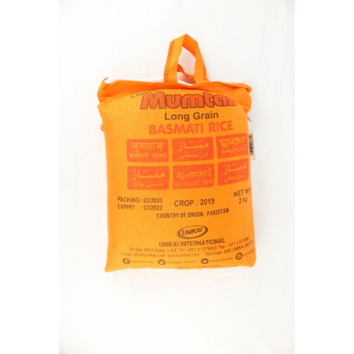 Mumtaz Basmati Rice 20x2kg