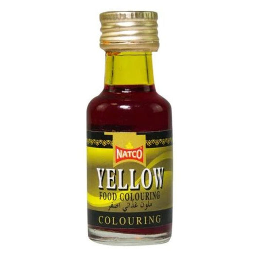 Natco Yellow Food Colour 12x12x28ml
